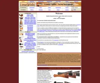 Violins.on.ca(Luscombe Violins Inc) Screenshot
