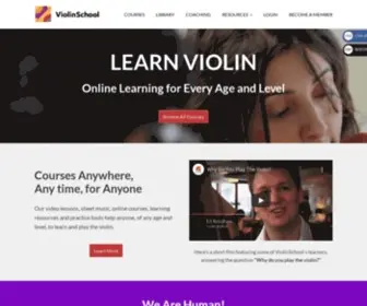 Violinschool.com(Learn Violin) Screenshot