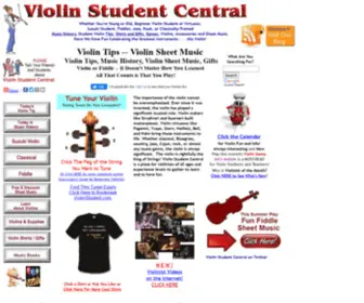 Violinstudent.com(Violin Student Central) Screenshot