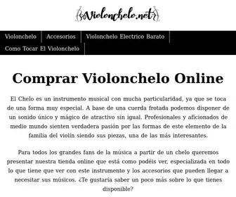 Violonchelo.net(Comprar Violonchelo Online) Screenshot