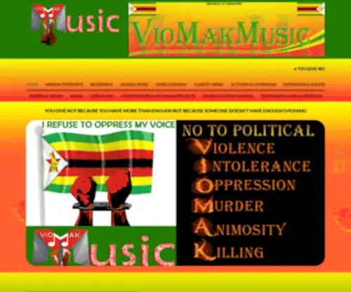Viomakcharitymusic.com(Viomak Charity Music) Screenshot