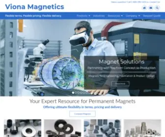Vionamag.com(Neodymium Magnets) Screenshot