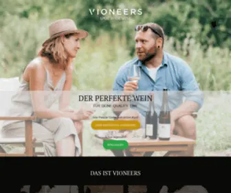 Vioneers.com(Die besten Weine von familiengeführten Weingütern) Screenshot