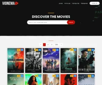 Vionema.com(Discover Unlimited Movies) Screenshot