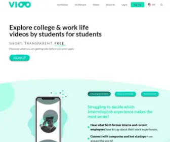 Vioo.world(Discover your college experience) Screenshot