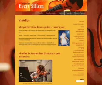 Vioolschoolsillem.nl(Vioolschoolsillem) Screenshot