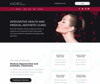 Viorlife.com(VIOR Life & Aesthetics) Screenshot