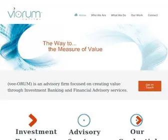 Viorum.com(Viorum Capital) Screenshot