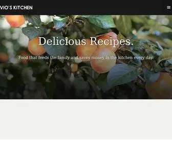 Vioskitchen.com(Vio's Kitchen) Screenshot