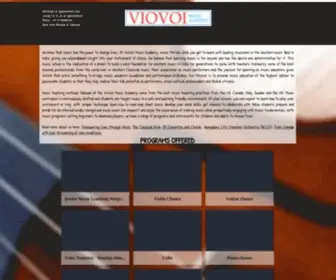 Viovoimusic.com(Bangalore) Screenshot