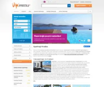 Vip-Apartmaji.si(Apartmaji Hrvaška) Screenshot