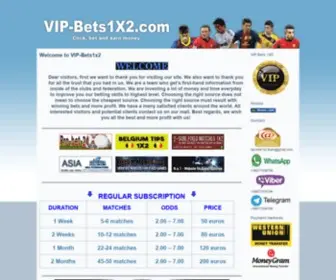 Vip-Bets1X2.com Screenshot