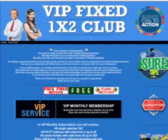 Vip-Fixed1X2.club Screenshot