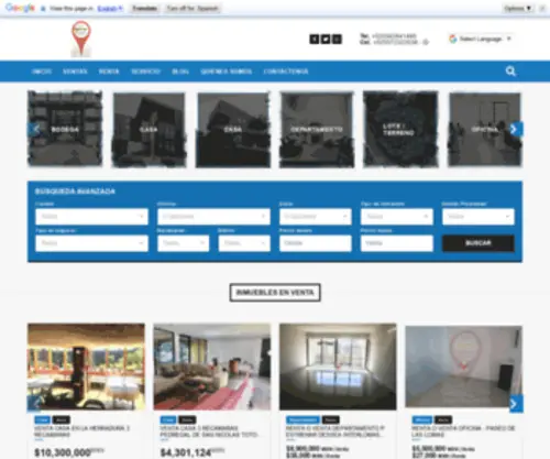 Vip-Inmobiliaria.com(VIP Inmobiliaria) Screenshot