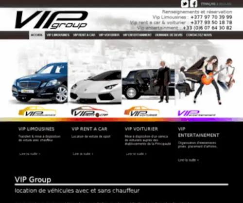 Vip-Limousines.mc(Bienvenue chez V.I.P Limousines Monte) Screenshot
