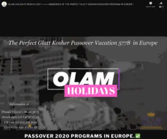 Vip-Pesach.com(PASSOVER 2020 HOTELS PESACH PROGRAMS KOSHER IN EUROPE) Screenshot