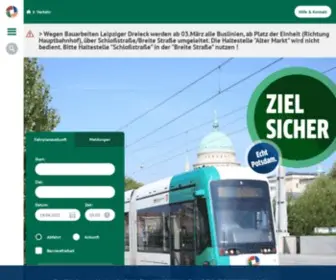 Vip-Potsdam.de(ViP Verkehrsbetrieb Potsdam Startseite) Screenshot