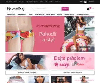 Vip-Pradlo.cz(Elegantní spodní prádlo) Screenshot