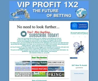 Vip-Profit1X2.com Screenshot