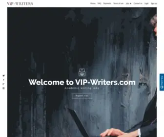 Vip-Writers.com(Vip Writers) Screenshot
