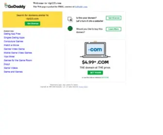 Vip123.com(Buy Domain Now) Screenshot