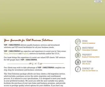 Vip3S.com(VIP 3 Solutions) Screenshot