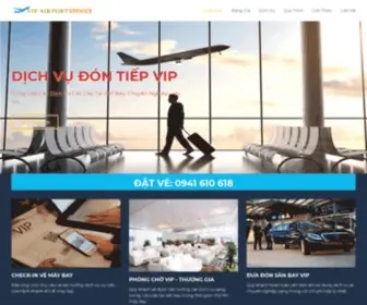 Vipairport.com.vn(Dịch Vụ Đón Tiếp V.I.P) Screenshot