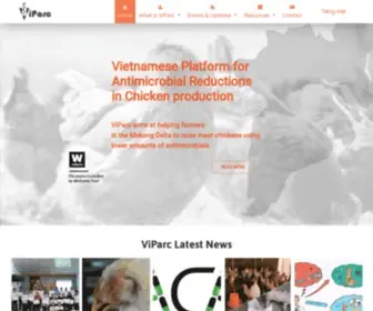 Viparc.org(Vietnamese Platform For Antimicrobial Reductions In Chicken Production) Screenshot