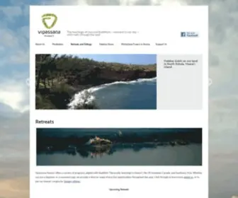 Vipassanahawaii.org(Vipassana Hawai'i) Screenshot