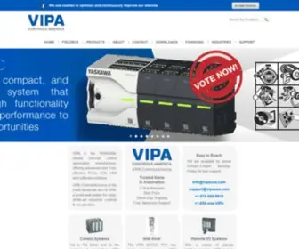 Vipausa.com(VIPA ControlsAmerica) Screenshot