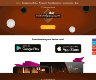 Vipbackgammon.com(VIP Backgammon) Screenshot