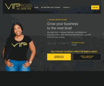 Vipbossacademy.com(VIP BOSS ACADEMY) Screenshot