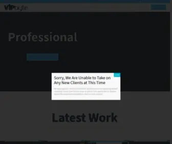 Vipbyte.com(Professional Web Design) Screenshot