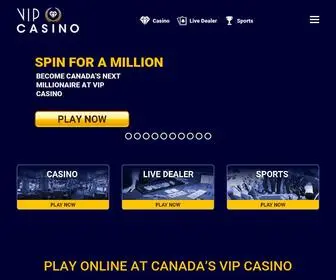 Vipcasino.ca Screenshot