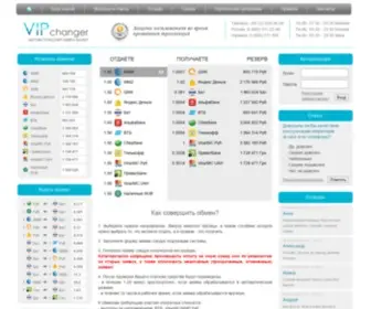 Vipchanger.com(обмен) Screenshot