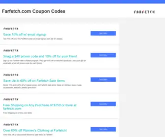 Vipchoob.com(Farfetch Coupon Codes) Screenshot