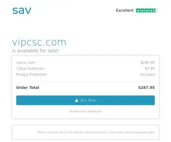 Vipcsc.com(The premium domain name) Screenshot