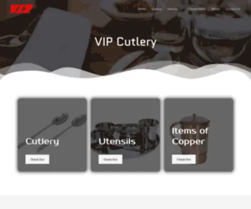 Vipcutlery.com(VIP Cutlery) Screenshot