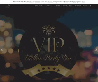 Vipdallaspartybus.com(Why vip dallas party bus) Screenshot