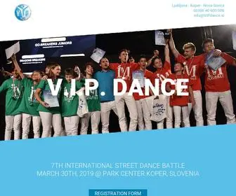 Vipdance.si(V.I.P) Screenshot