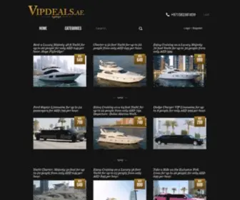 Vipdeals.ae(Yacht Charter & Boat Rental deals in Dubai) Screenshot