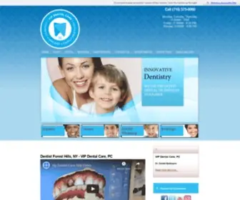 Vipdentalny.com(Forest Hills) Screenshot