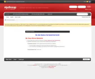 VipdivXup.net(DivxUp.Net ViP Üyelik Sitesi) Screenshot