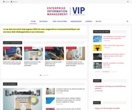 Vipdoc.nl(Enterprise Information Management portal) Screenshot