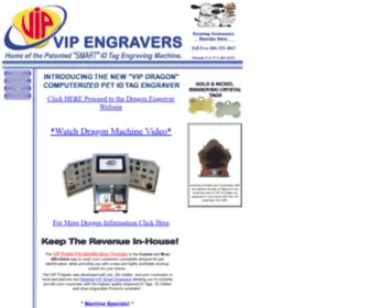 Vipengravers.com(ID tag engraving machine) Screenshot