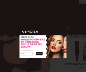Vipera.com.pl(Szeroka i nowoczesna oferta produktów kosmetycznych o najwyższym standardzie i międzynarodowej renomie) Screenshot