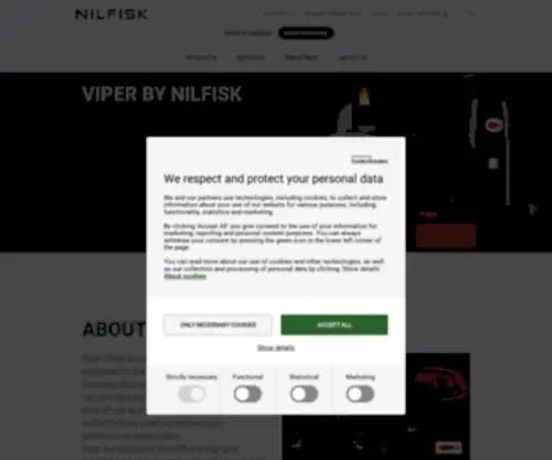 Vipercleaning.co.uk(The Viper brand) Screenshot