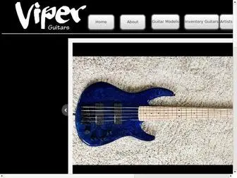 Viperguitar.com(Viper Guitars) Screenshot