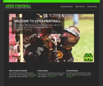 Viperpaintball.com(Viper Paintball) Screenshot