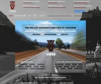 Vipertyres.com(VIPER // Wholesale Used Tires Container) Screenshot